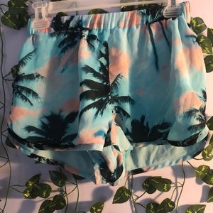 Forever 21 Palm Tree Shorts